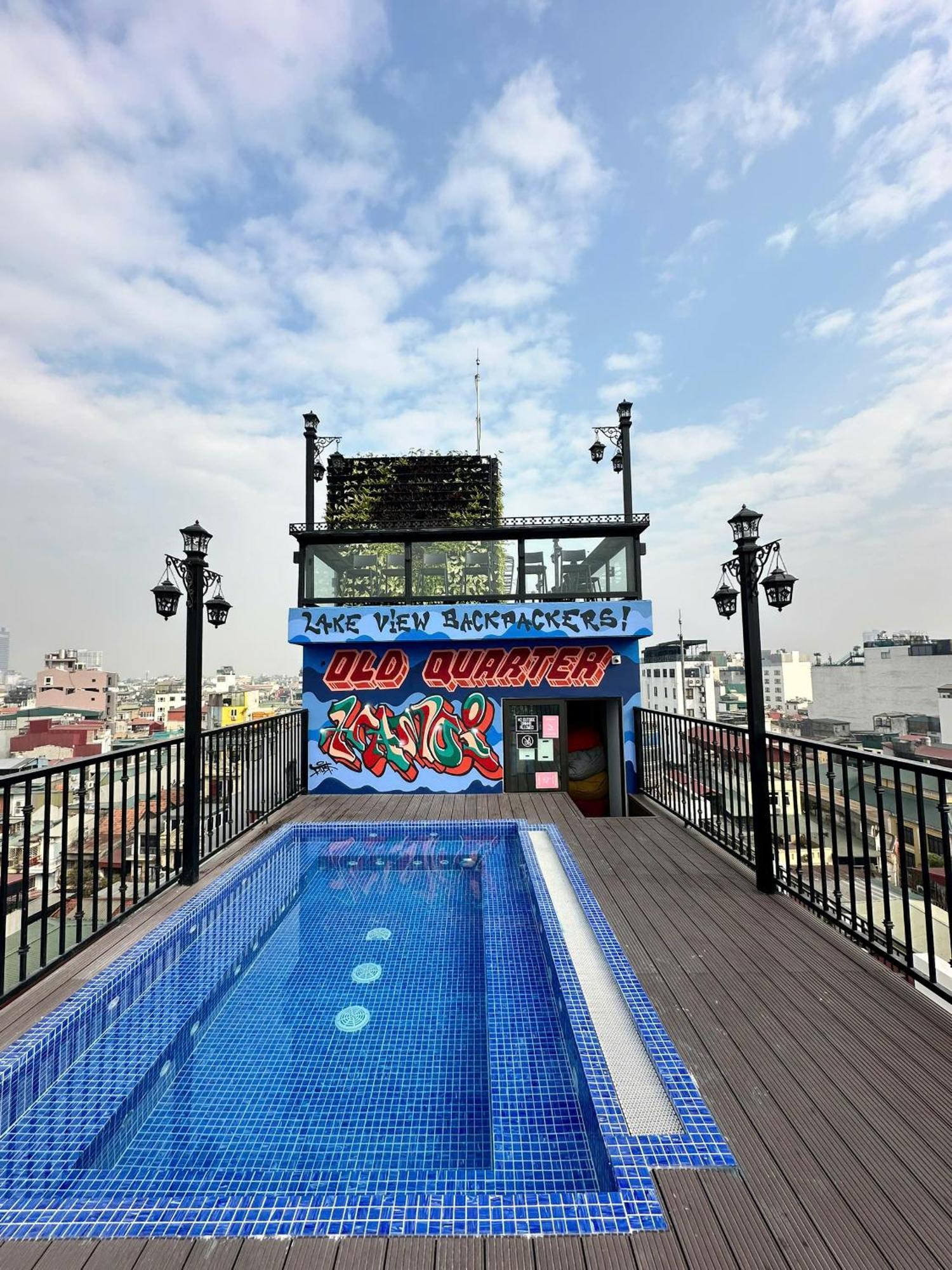 Lakeview Backpackers Hostel & Rooftop Bar Hanói Exterior foto